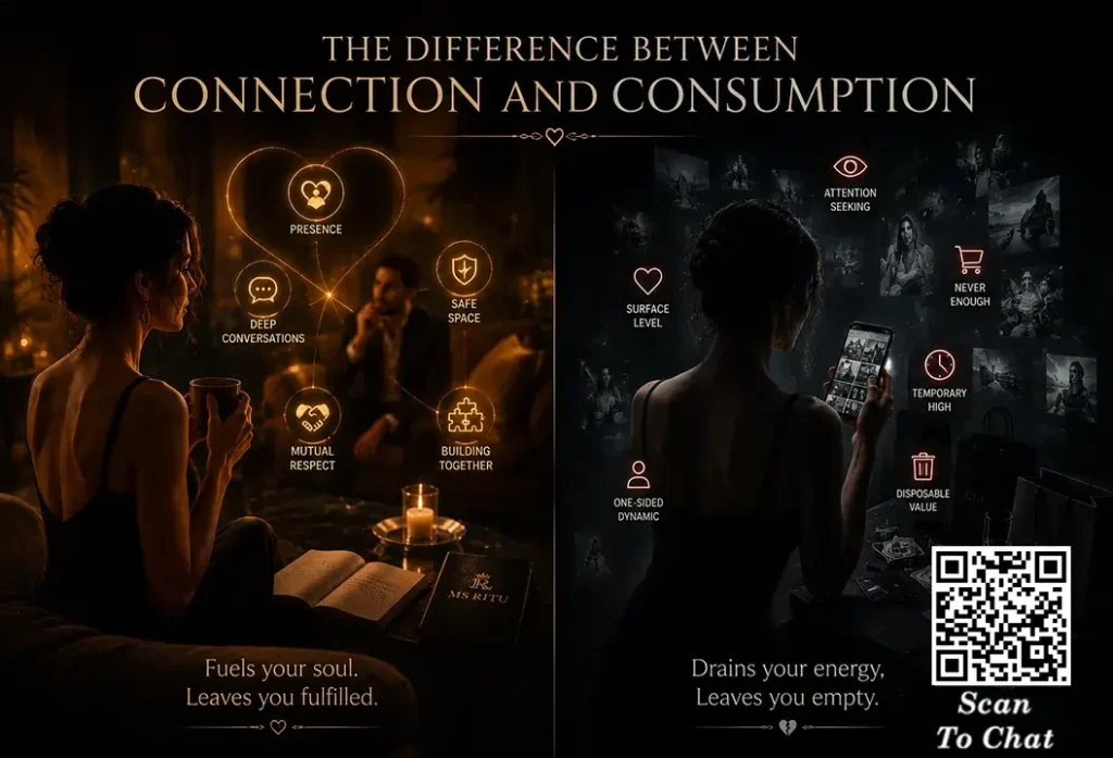 Difference between connection and consumption