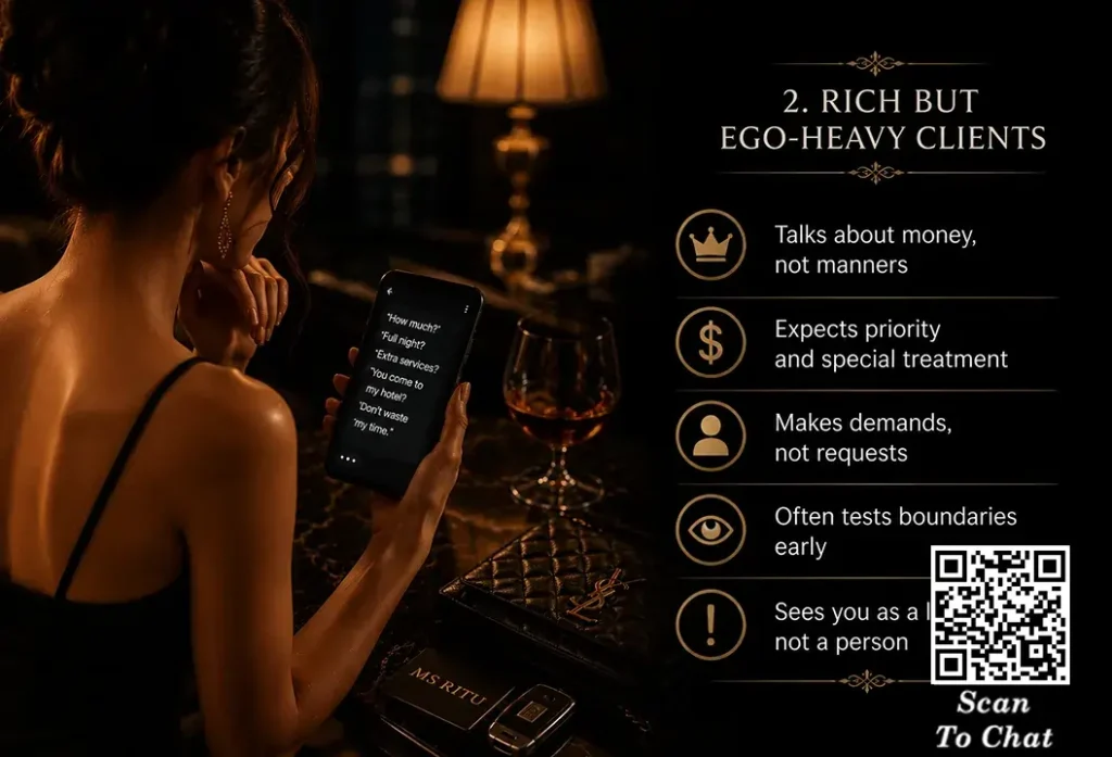 Rich Ego Heavy Escort Clients