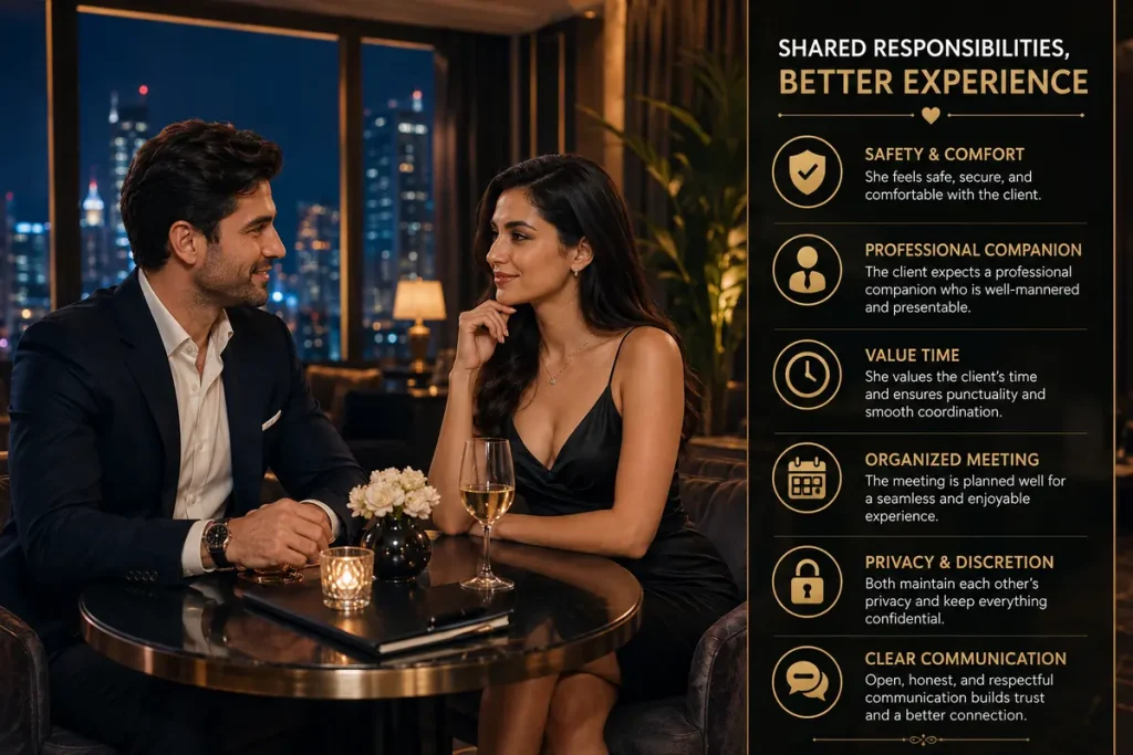Professional client companion shared expectation